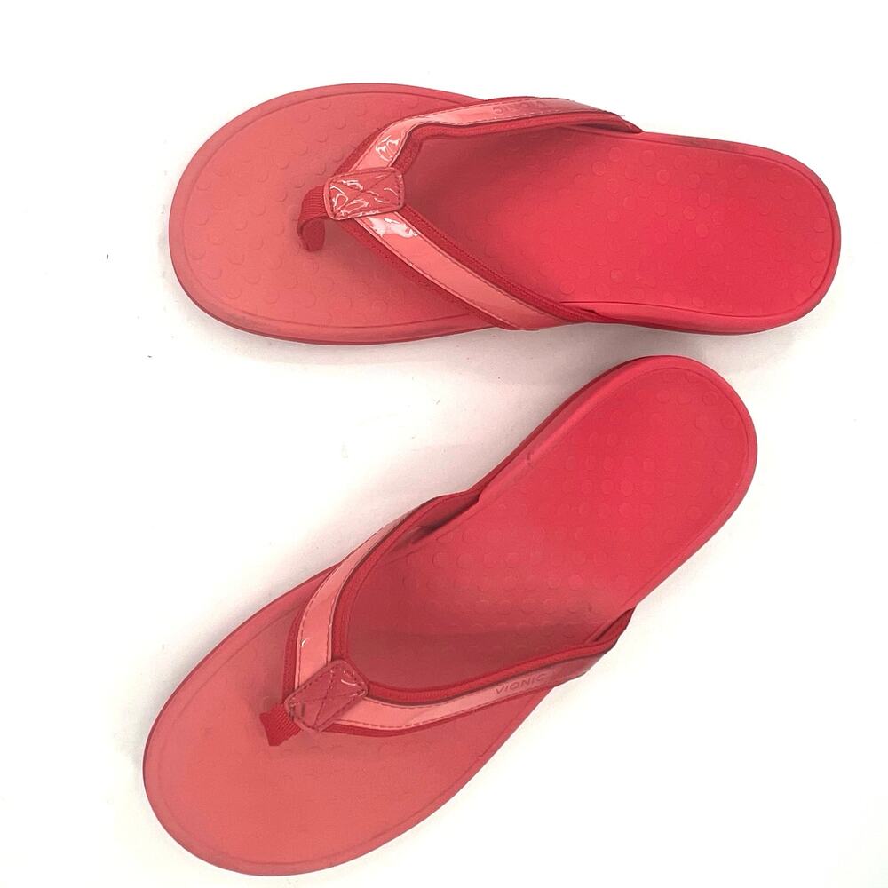 Vionic Tide II women’s pink ambrée flip flop sandals women’s shoes